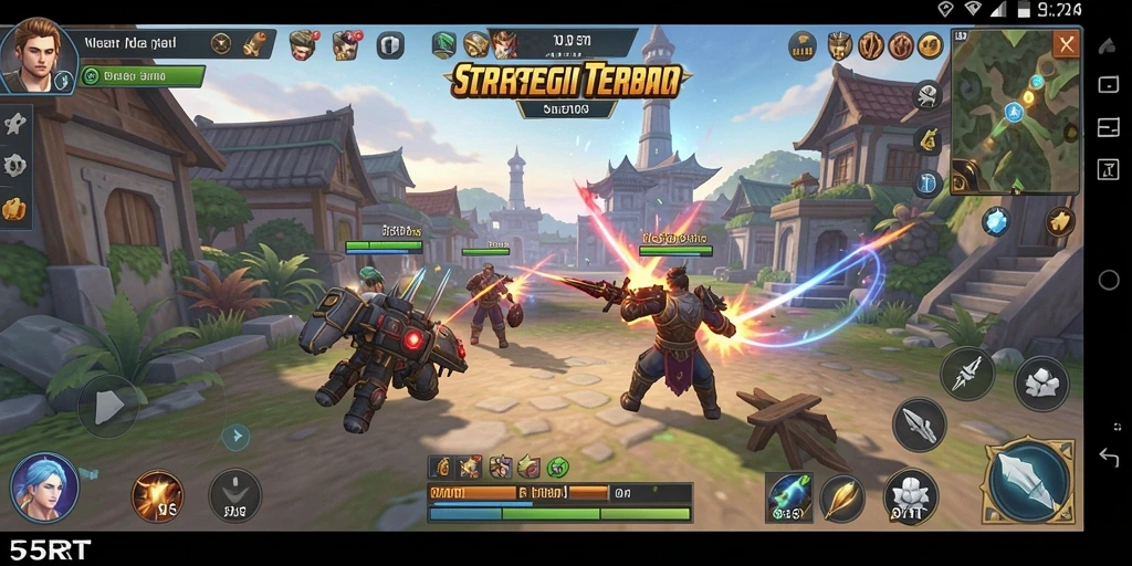 Tampilan gameplay yang menarik dan seru di 55RT.