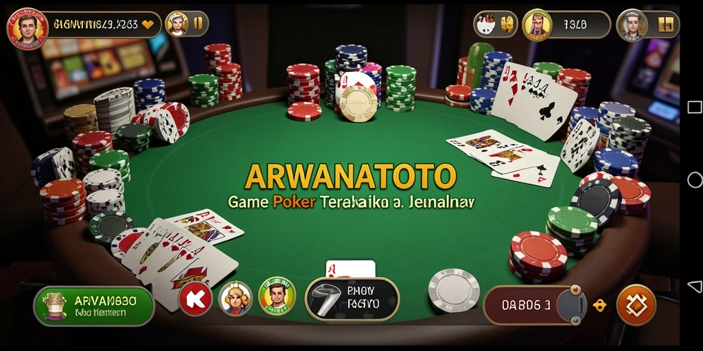Tampilan gameplay Poker yang menarik dan penuh aksi.
