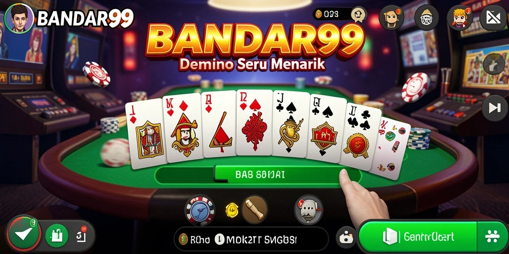 Tampilan menarik dari gameplay BANDAR99 yang mendebarkan.