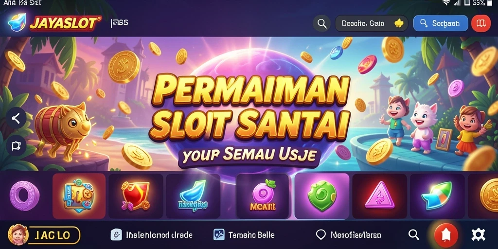 Tampilan gameplay menarik dari JAYASLOT yang menampilkan slot klasik.