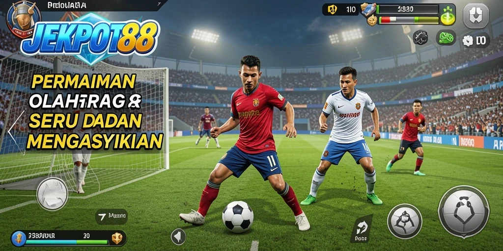 Tampilan gameplay seru dari JEKPOT88 dalam olahraga.