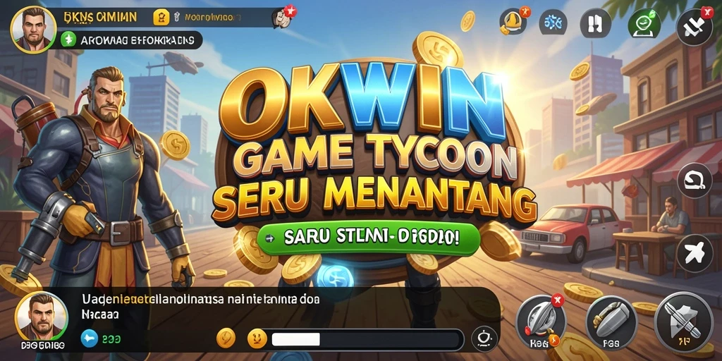 Tampilan gameplay OKWIN yang menegangkan dan strategis.