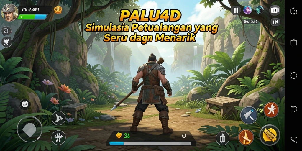 Tampilan gameplay menakjubkan dari game simulasi PALU4D.