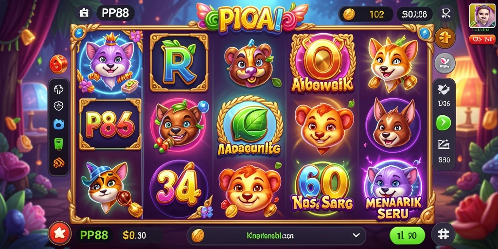 Tampilan screenshot utama PP88 menunjukkan keseruan permainan Slot yang menegangkan.