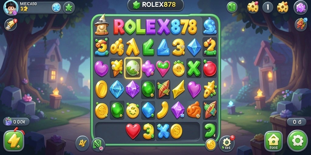 Tampilan permainan ROLEX878 yang penuh warna dan menarik.