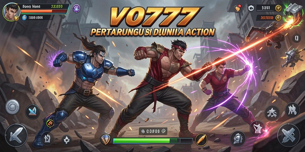 Tampilan gameplay seru dan mendebarkan dari VO777.