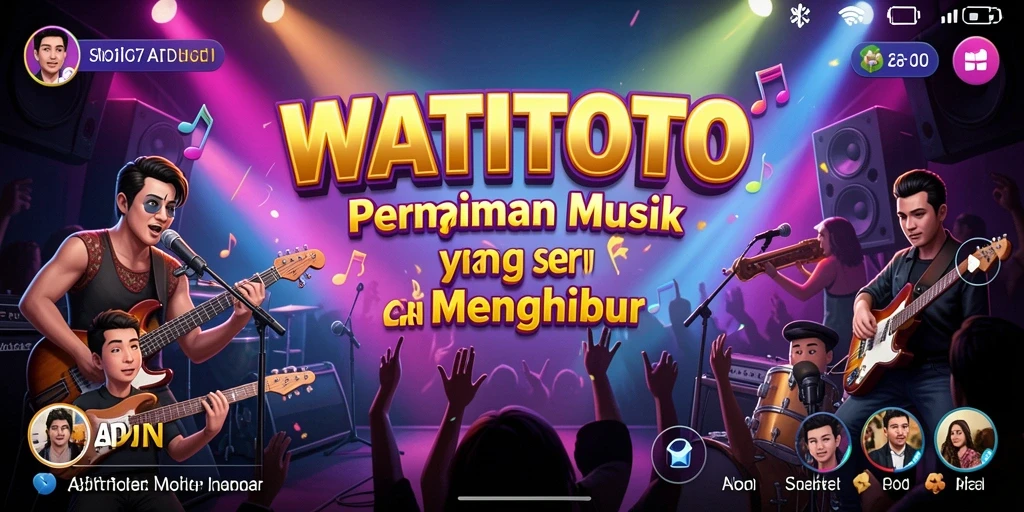 Screenshot WATITOTO menampilkan gameplay interaktif dan penuh warna.