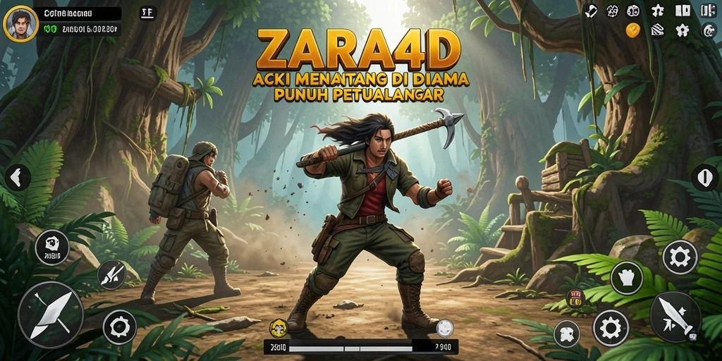 Tampilan seru karakter dalam pertempuran di ZARA4D.